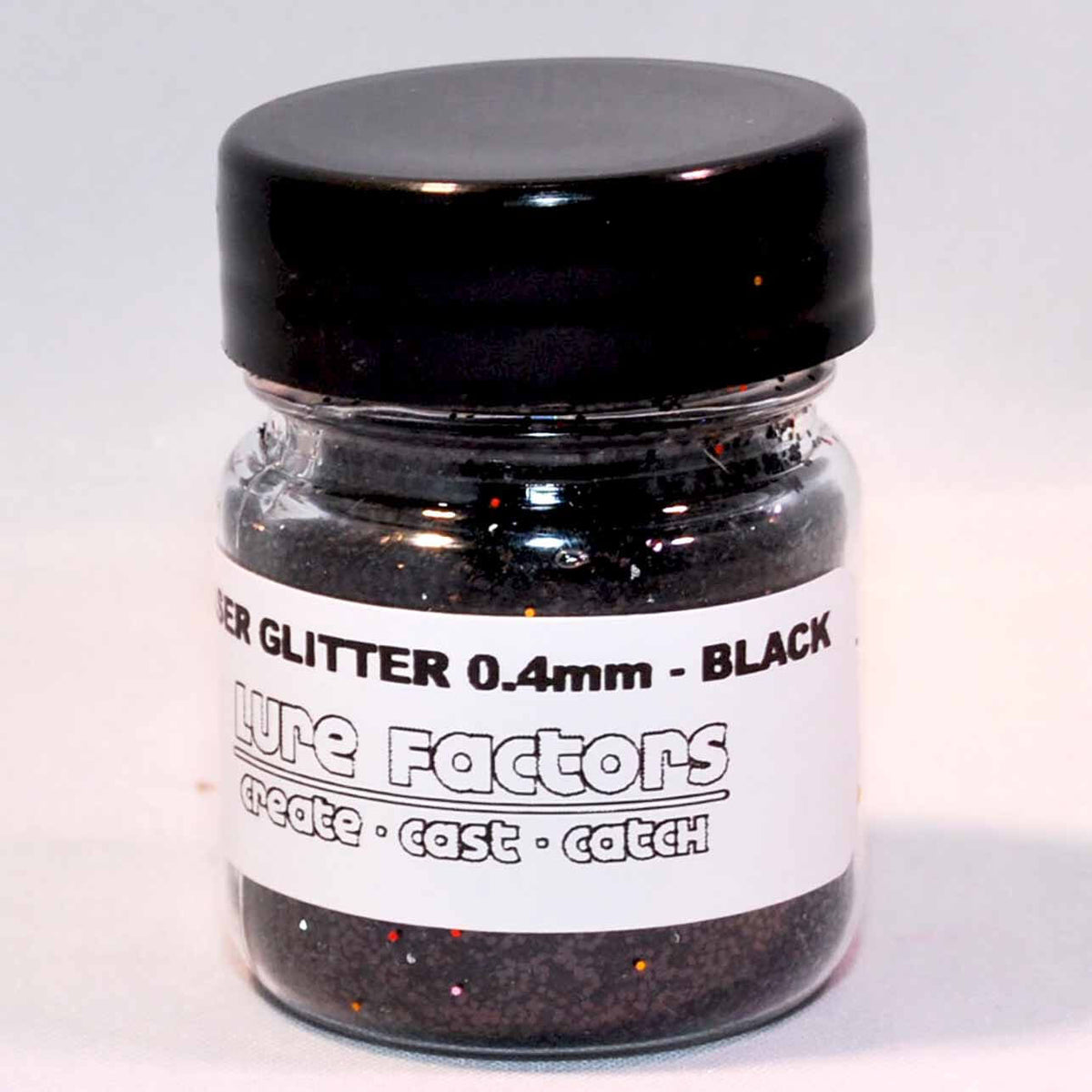 0.4mm Black Glitter