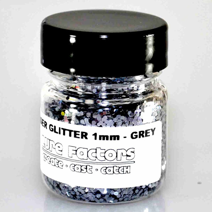 1mm Grey Glitter