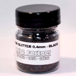 0.4mm Black Glitter