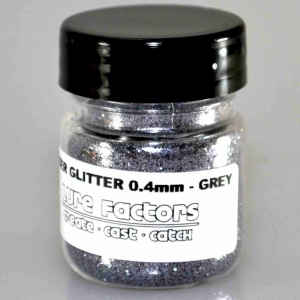 0.4mm Grey Glitter