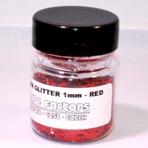 1mm Red Glitter
