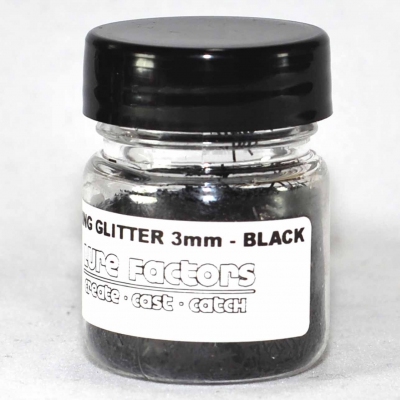 2mm Black Glitter